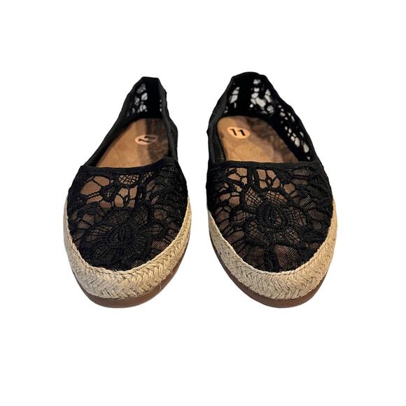 Aerosoles Trend Report Flat Black Espadrille - Picture 1 of 9